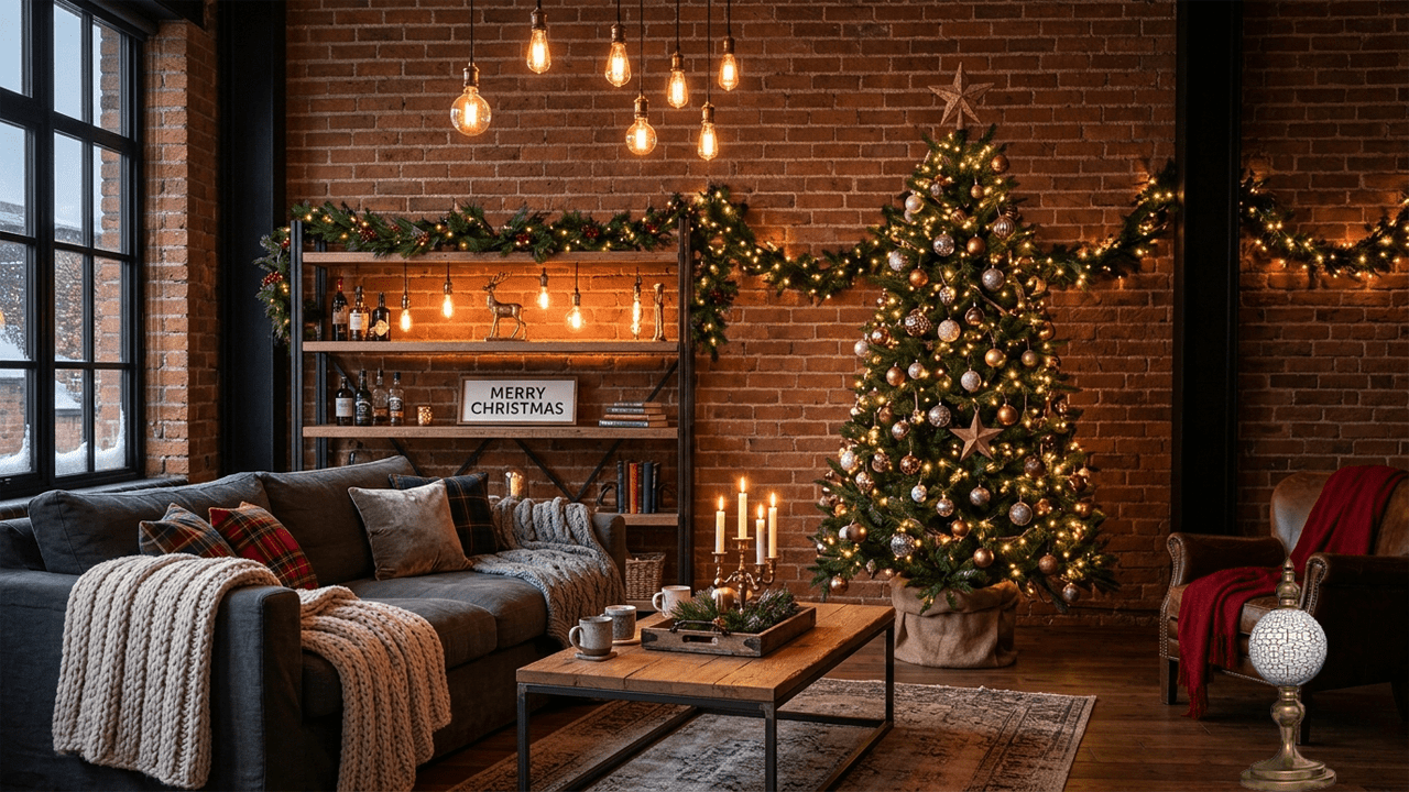 Transform Your Home with Industrial-Style Holiday Decorating Ideas