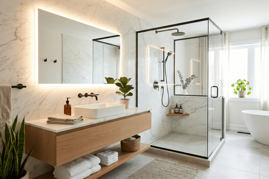 Modern Bathroom Decor Ideas with Smart Storage