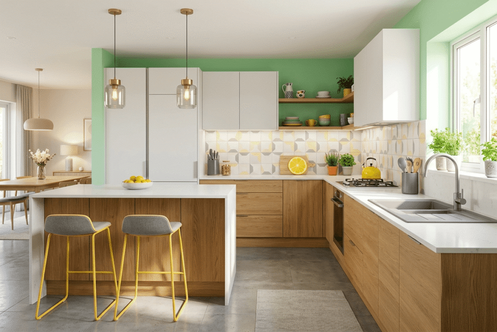 Modular Kitchen Colour Combination Ideas