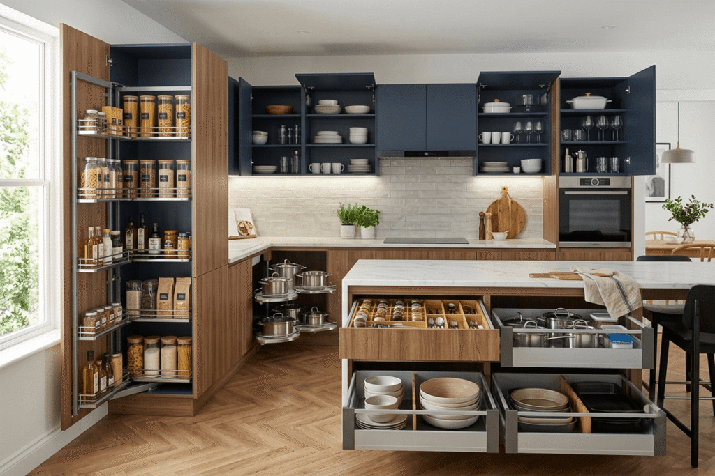 Smart Modular Kitchen Storage Ideas