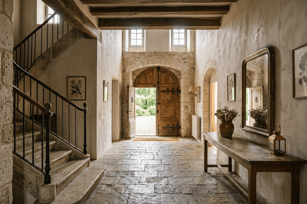 Traditional Maison de Maître architecture in France