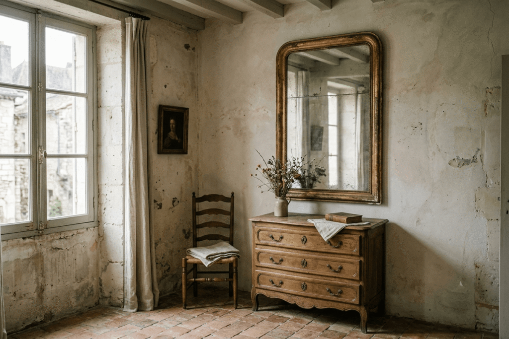 Timeless French interior with restrained design