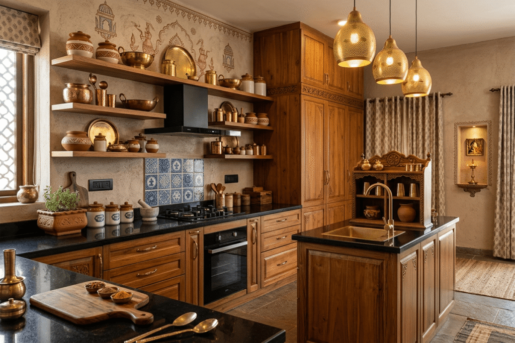 Traditional Modular Kitchen Decor Ideas